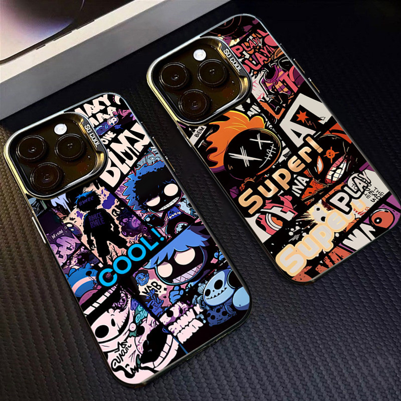 สําหรับ Samsung Galaxy A54 A03 A24 A04 A14 A34 A05 A50 A30S A04E A12 A13 A23 A15 A35 A33 A53 A73 A52 A04S A04S IMD Hard Boy หรูหราโลหะNd