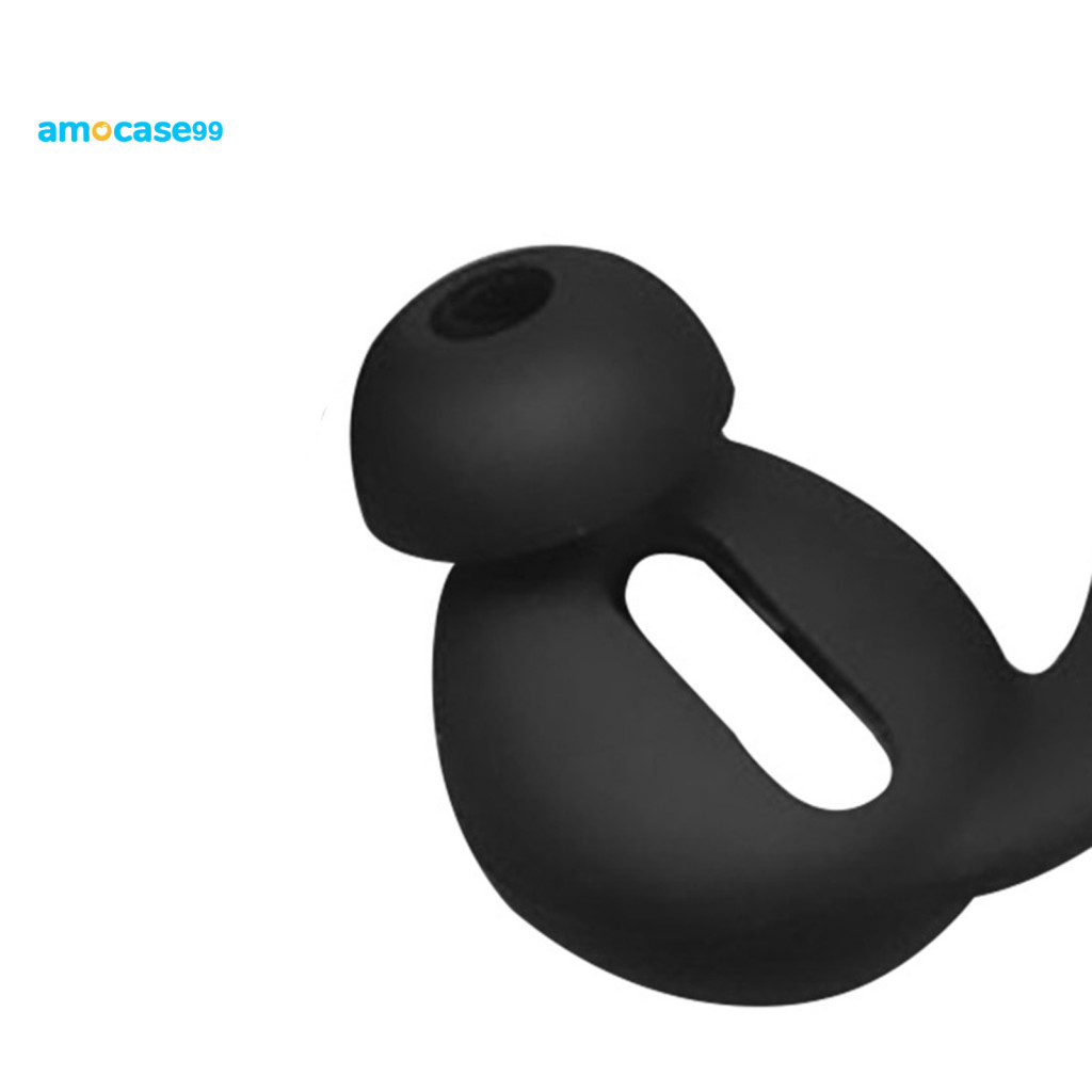 Amocase99 2 ชิ้น Mini Anti-lost ล้างทําความสะอาดได้ซิลิโคนนุ่มแผ่นรองหูฟังสําหรับ AirPods 1/2