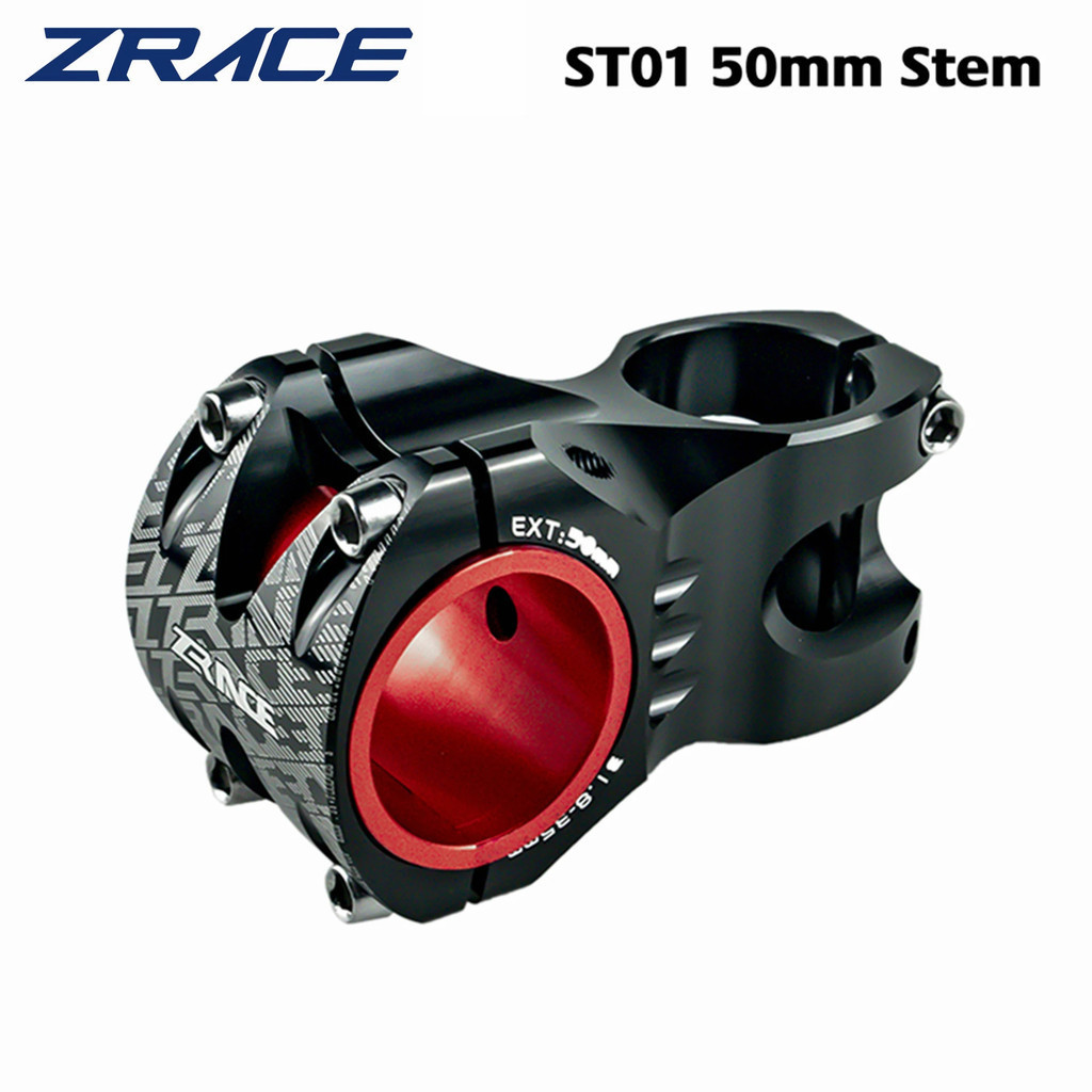 ZRACE MTB 50 มม.Stem - 0 องศา Ultralight CNC 156g แฮนด์สําหรับ AM/Enduro/DJ (35 มม./31.8 มม.) Calibr