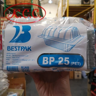 BP กล่องพลาสติก กล่องใส่ขนมสีใส รหัส BP-17 , BP-19, BP-25 , BP-26 , BP-36, BP-40 จำนวน 100ใบ
