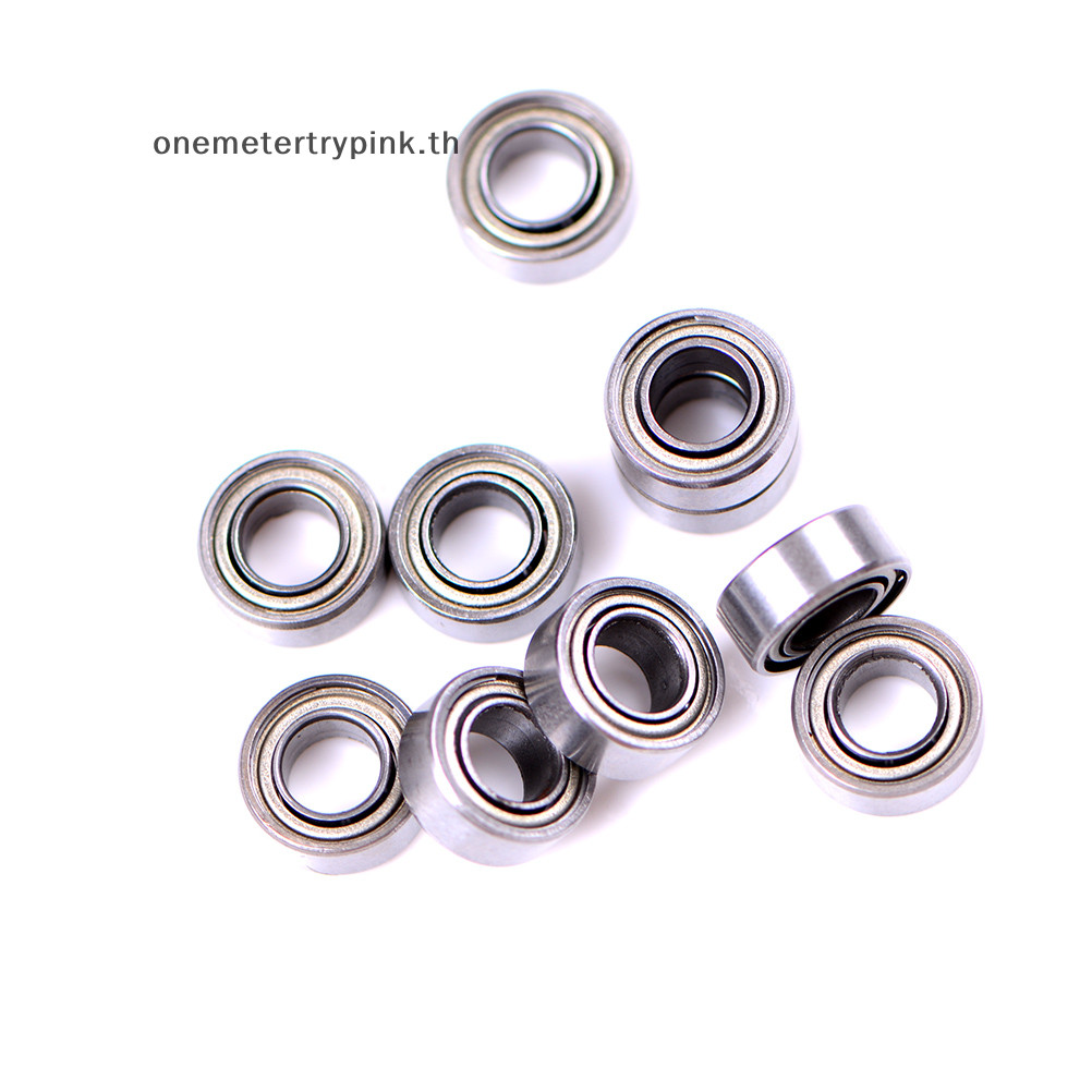 Onepink 10 ชิ้น MR105ZZ L-1050 MR105 ตลับลูกปืนเม็ดกลมร่องลึก 5x10x4 มม. ขนาดเล็ก Mr105zz แบริ่ง ABEC-1 (10PCS) 5*10*4 mm Miniature MR105 ZZ ตลับลูกปืน Mr105zz ลูกปืน 5x
