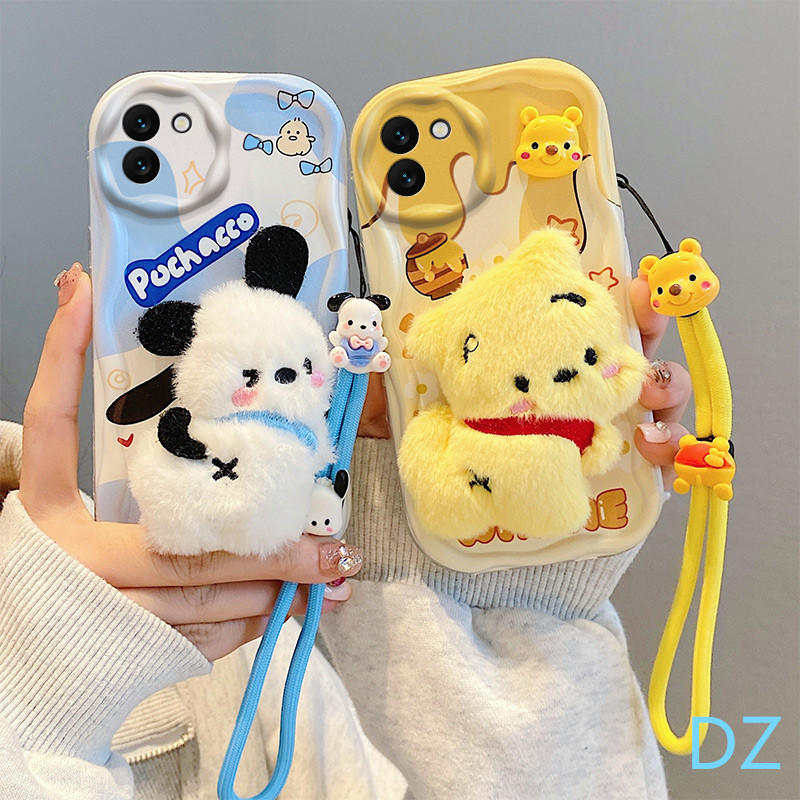 เคส VIVO V30e 5G กรณีโทรศัพท์มือถือ ตุ๊กตาน่ารัก สร้อยข้อมือ TYMR