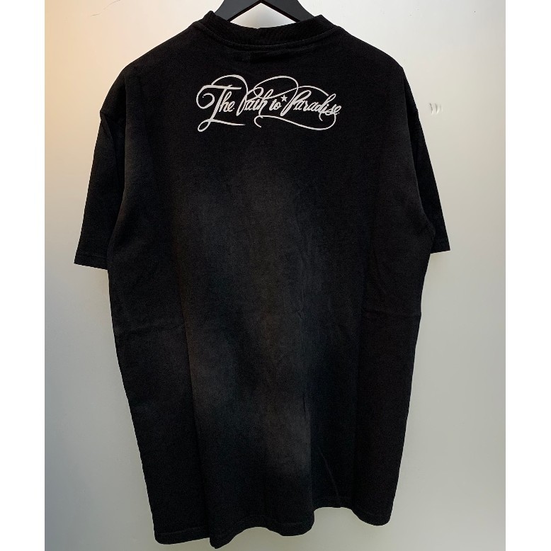 Hellstar STUDIOS BASIC T-shirt มินิมอลสเปรย์ลิงแขนสั้น H618 เสื้อยืด