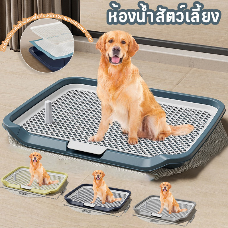 COD ห้องน้ำสัตว์เลี้ยง ห้องน้ำสุนัข อ่างปัสสาวะ สุนัขขนาดเล็กขนาดกลางและขนาดใหญ่ รั้วสูง แนะนำห้องน้ำ รูปแบบตาข่าย