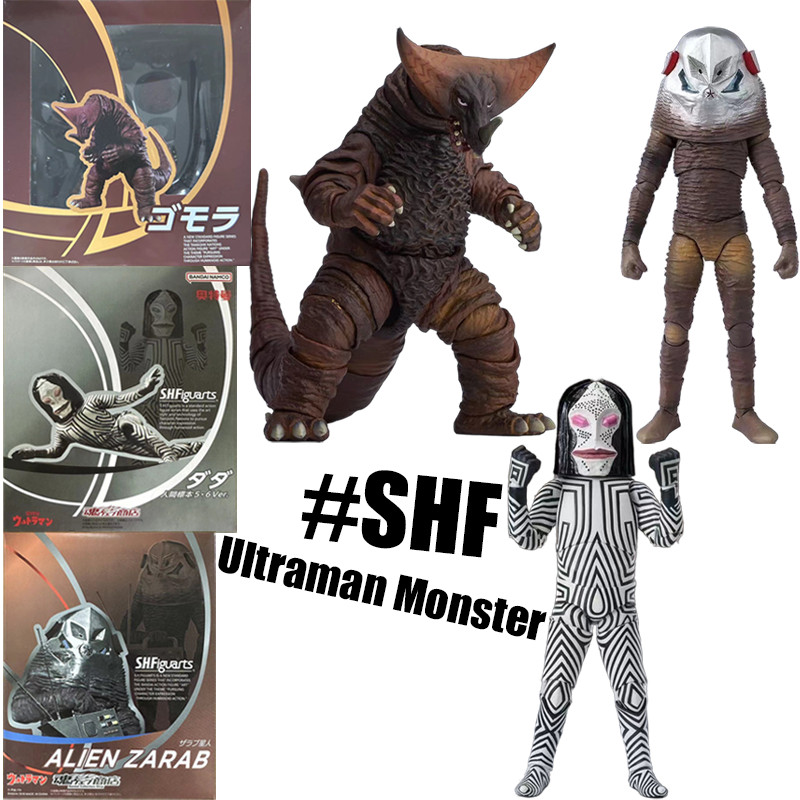 Shf Ultraman Action Figure Gomora Dada Alien Zarab Ultimate Shining Ultraman Zero Leo Ultraman Jack 