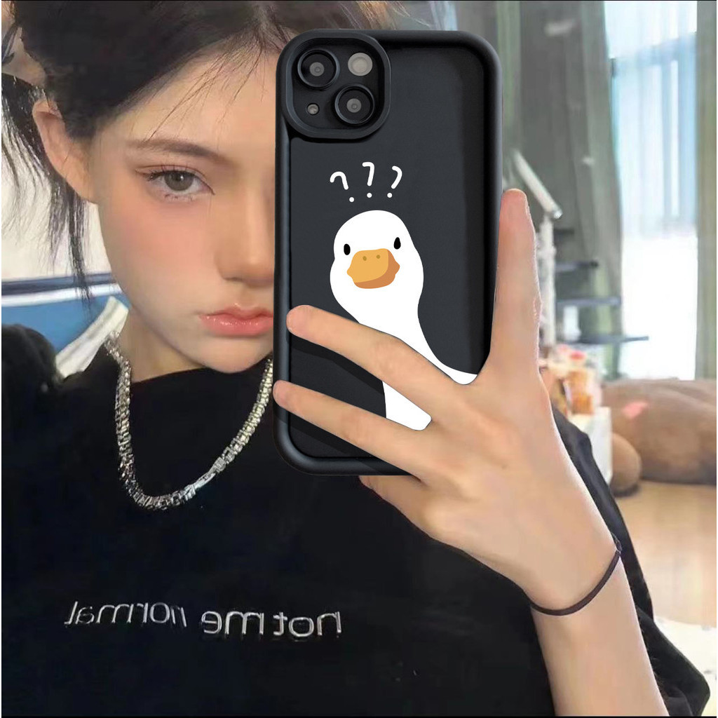 🔥ส่งจากไทย🔥เคส iphone 7P 8P 11 13 14 Pro Max กล้องป้องกันมิตรกับสิ่งแวดล้อมกันกระแทกดอก ห่านโง่ - รูปที่ 6