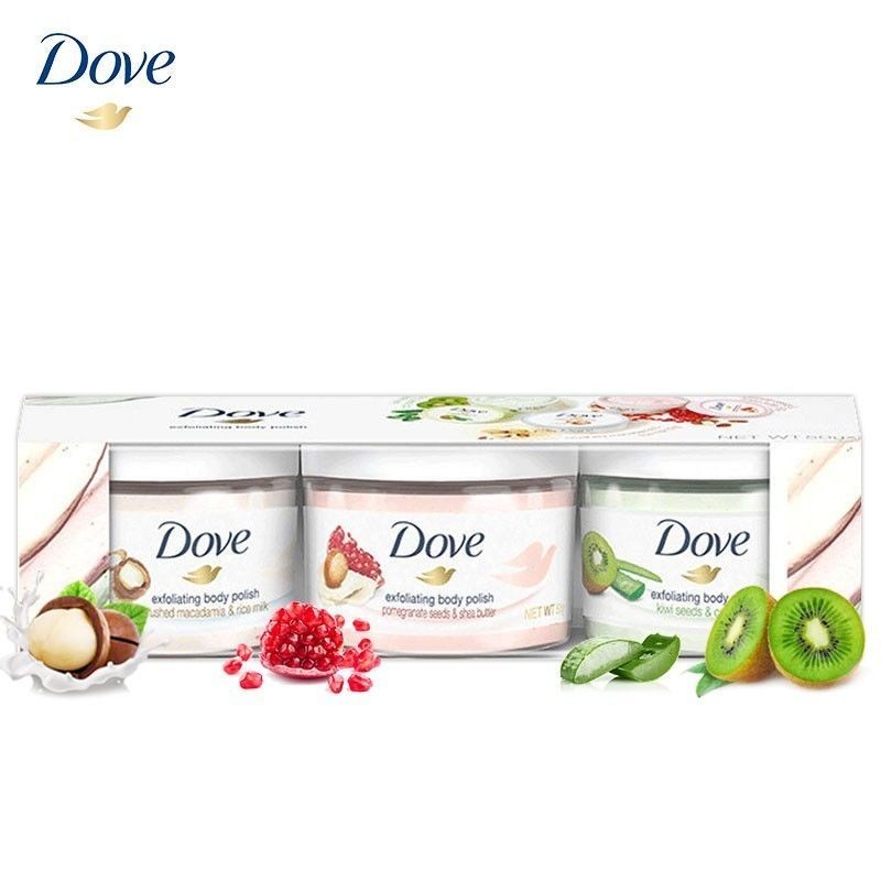 [READY Stock] Dove body scrub Dove body scrub Pomegranate Seed Shea Butter body Exfoliating Brighten