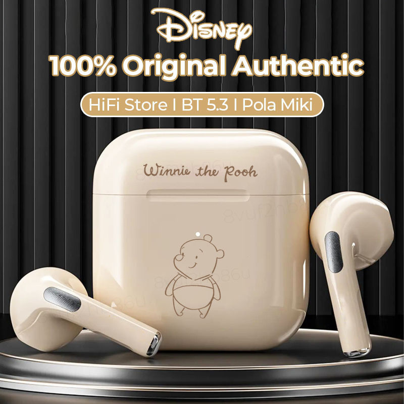 บลูทูธ 5.3 DISNEY S4 ไร้สาย TWS Mini Music HIFI พร้อมไมโครโฟน สําหรับโทรศัพท์ทุกรุ่น ลดเสียงรบกวน หูฟัง