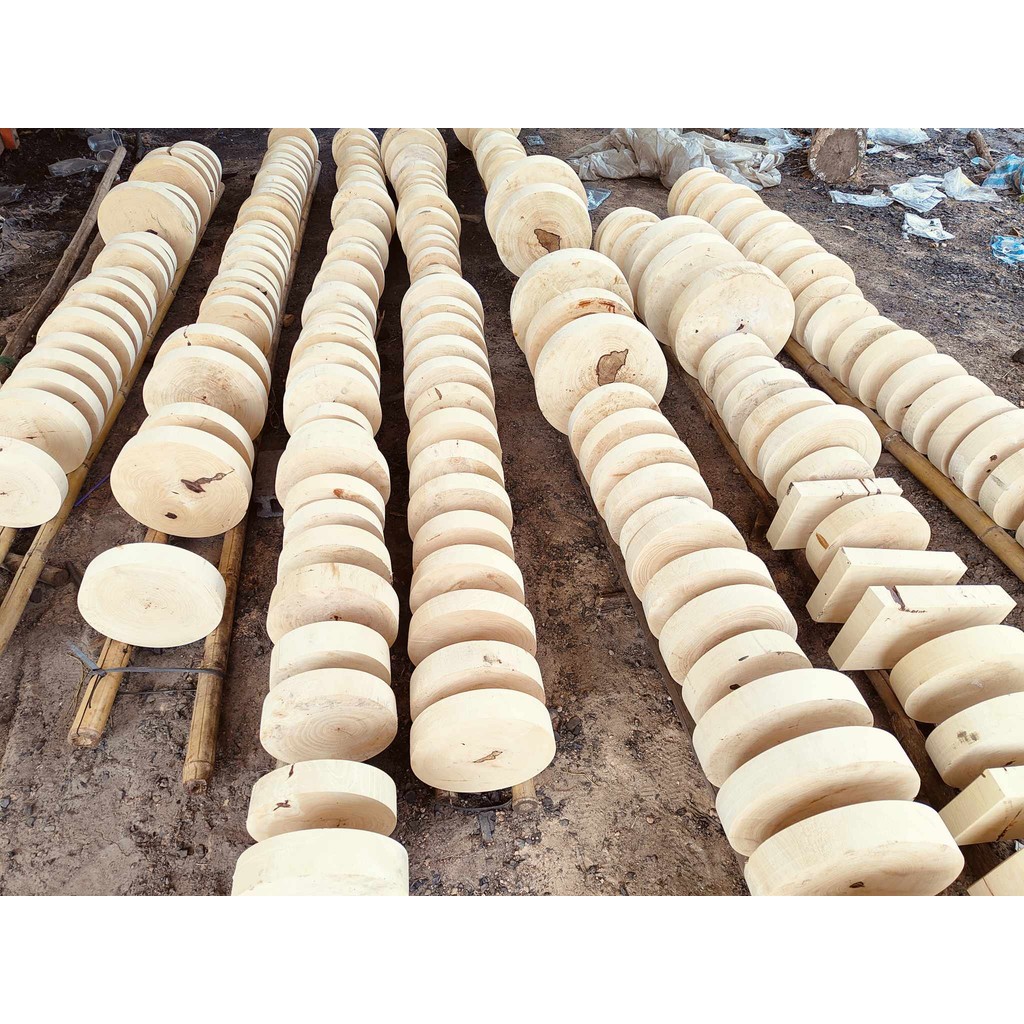 เขียงไม้มะขาม ไม้เค็ง ทรงกลม ขนาด18นิ้วหนา7-10cm.แช่น้ำเกลือสูตรเฉพาะ จากโรงงานผลิตเขียงไทย - รูปที่ 6