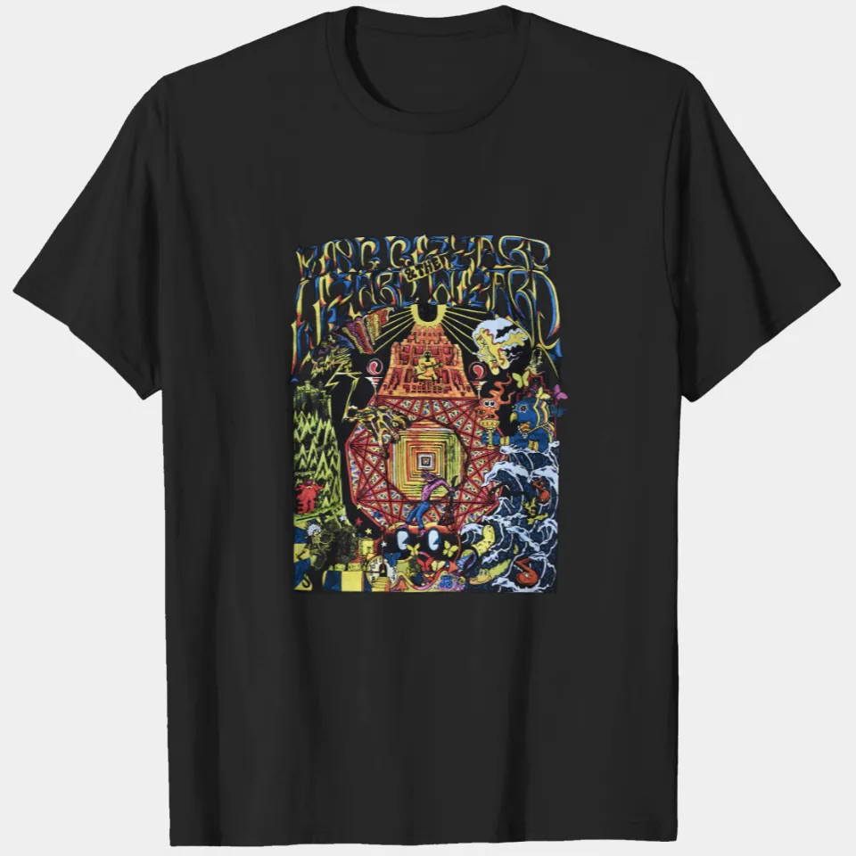 เสื้อยืด King Gizzard สำหรับทุกเพศ หลากหลายไซส์จาก XS ถึง 3XL