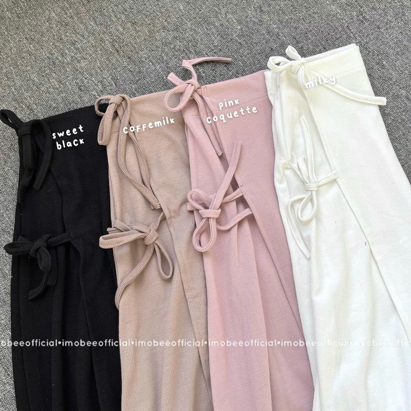 WILLSHA - ZJD AMANI WOMENS SKIRT / CRUSH COQUETTE / SIMPLE LATEST TRENDY WOMENS TIE OUTFIT / KOREAN 
