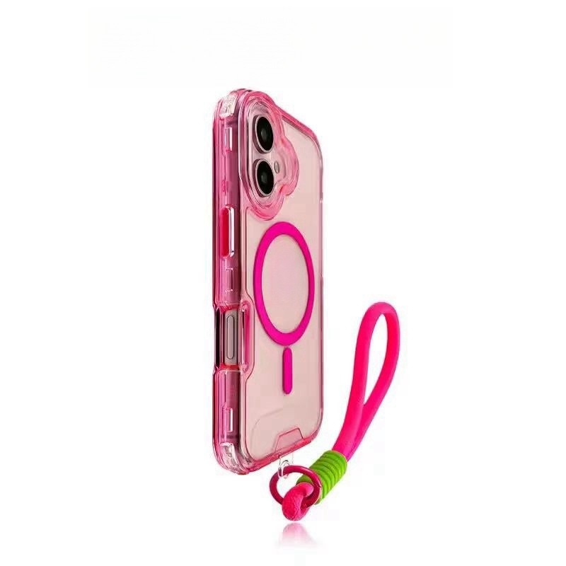 3-in-1 เคสแข็งพร้อมเชือกเส้นเล็กสําหรับ iPhone 11 pro max 12 pro max 13 pro max 14 pro max 15 pro max 16 pro max 14 PLUS 15 PLUS 16 PLUS กรณี