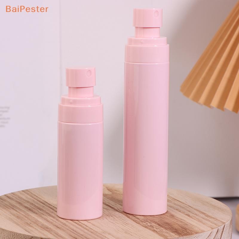 [BaiPester] 60ml 80ml 100ml ขวดพลาสติก Mist Atomiser er น้ําหอมสีชมพูทึบแสงขวดรีฟิล Travel Portable Container
