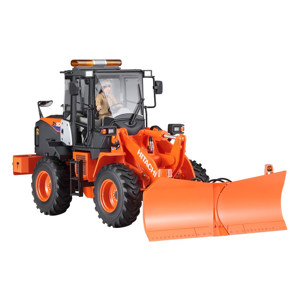 Hasegawa 1/35 Hitachi Construction Machinery Wheel Loader Zw100-6 Multi-Plow (Snow Removal) Model Ki