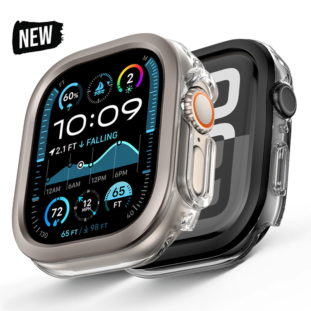 Trancare สําหรับ iwatch ULTRA 2 49 มม.Series 10 42 มม.46 มม.กรอบกันชน Hard PC สําหรับ iwatch ULTRA 4