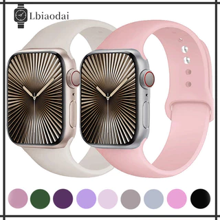 สายยางซิลิโคน for Smart Watch Ultra 3 2 IWatch Series 11 10 9 8 7 6 5 3 SE 45มม. 46มม. 44มม. 41มม. 40มม. 42มม. 38มม.
