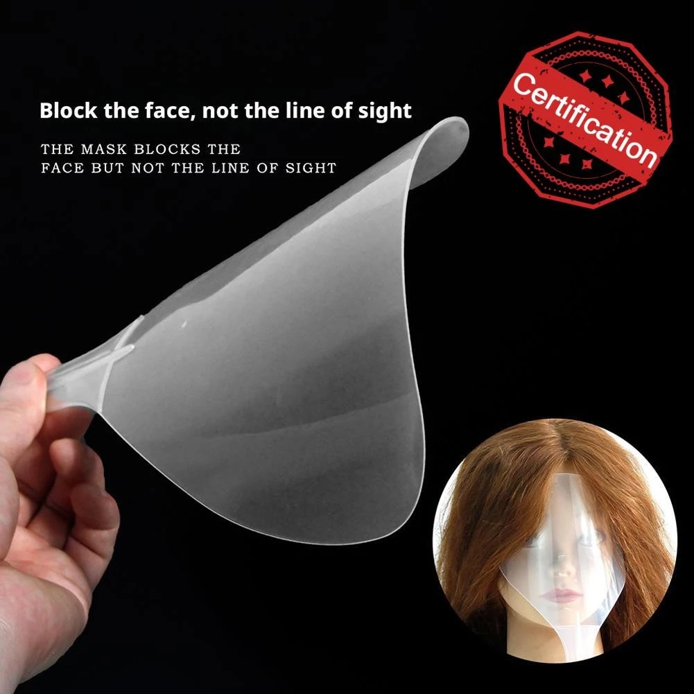 ผม Stylish Salon Facial Protector Hairdressing Protect Coloring - Mask Face Spray Eye Clear D1t2