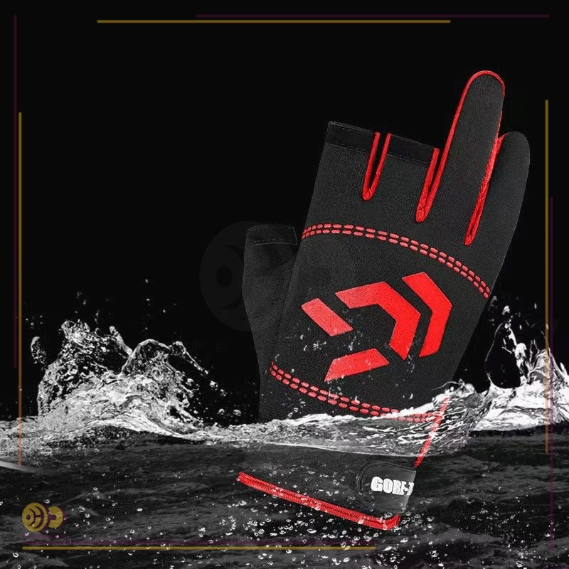 HH gymnasiumอนถุงมือตัดสามนิ ้วสําหรับตกปลาป ้กันลื ่ ตัดนิ้ว 3/5 นิ้ว สำหรับการแข่งขันตกปลา กันน้ำ ถุงมือเปิดนิ้วตกปลา - รูปที่ 7