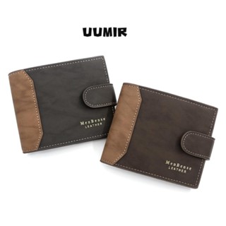 Uumir กระเป๋าสตางค์ใบสั้น, พร้อม Hasp Multi Slot Mashed Wall…