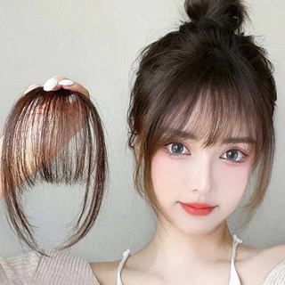แฮร์พีช หน้าม้า หน้าม้าซีทรู แบบสาวเกาหลี ผมนิ่ม เหมือนผมจริง วิกผมหน้าม้าจําลอง ไร้รอยต่อ น้ําหนักเบา มองไม่เห็น