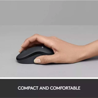Logitech M220 Silent Wireless Mouse Charcoal 1000 DPI (เมาส์)