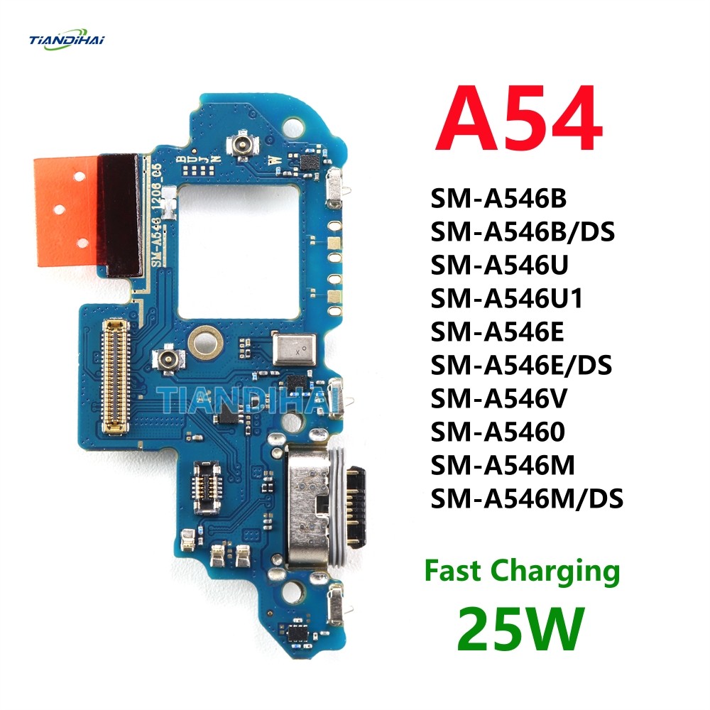 สําหรับ Samsung Galaxy A54 5G A546B A546U A546E A546 USB ชาร์จ Dock พอร์ต Connector Charger ประเภท C
