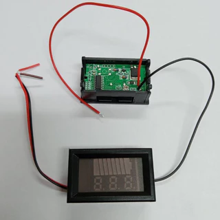 จอวัดปริมาณแบตเตอรี่ ไฟวัดแบตเตอรี่ จอวัดแรงดัน วัดกระแสไฟฟ้า LED DC 12V-72V