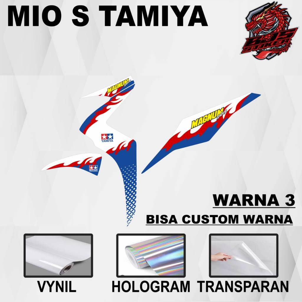 MIO S tamiya สติ๊กเกอร์ Striping MIO S tamiya สติ๊กเกอร์รูปลอก MIO S tamiya
