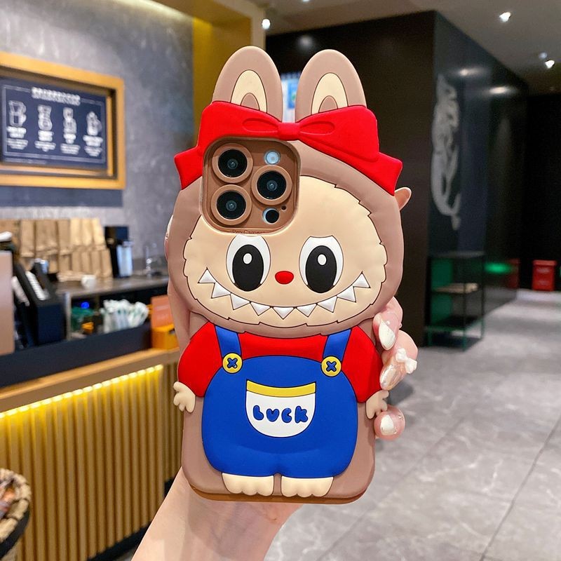 ใช้งานร่วมกับสําหรับ iPhone 17 Air 17e 16e 15 14 11 Pro Max 13 12 mini 8 7 6S Plus XR XS การ์ตูนสีน้ําตาล Labu หมีสีเหลืองเคสโทรศัพท์ ราคา ถูกที่สุด ดีลบีเคเค รูปภาพหลัก