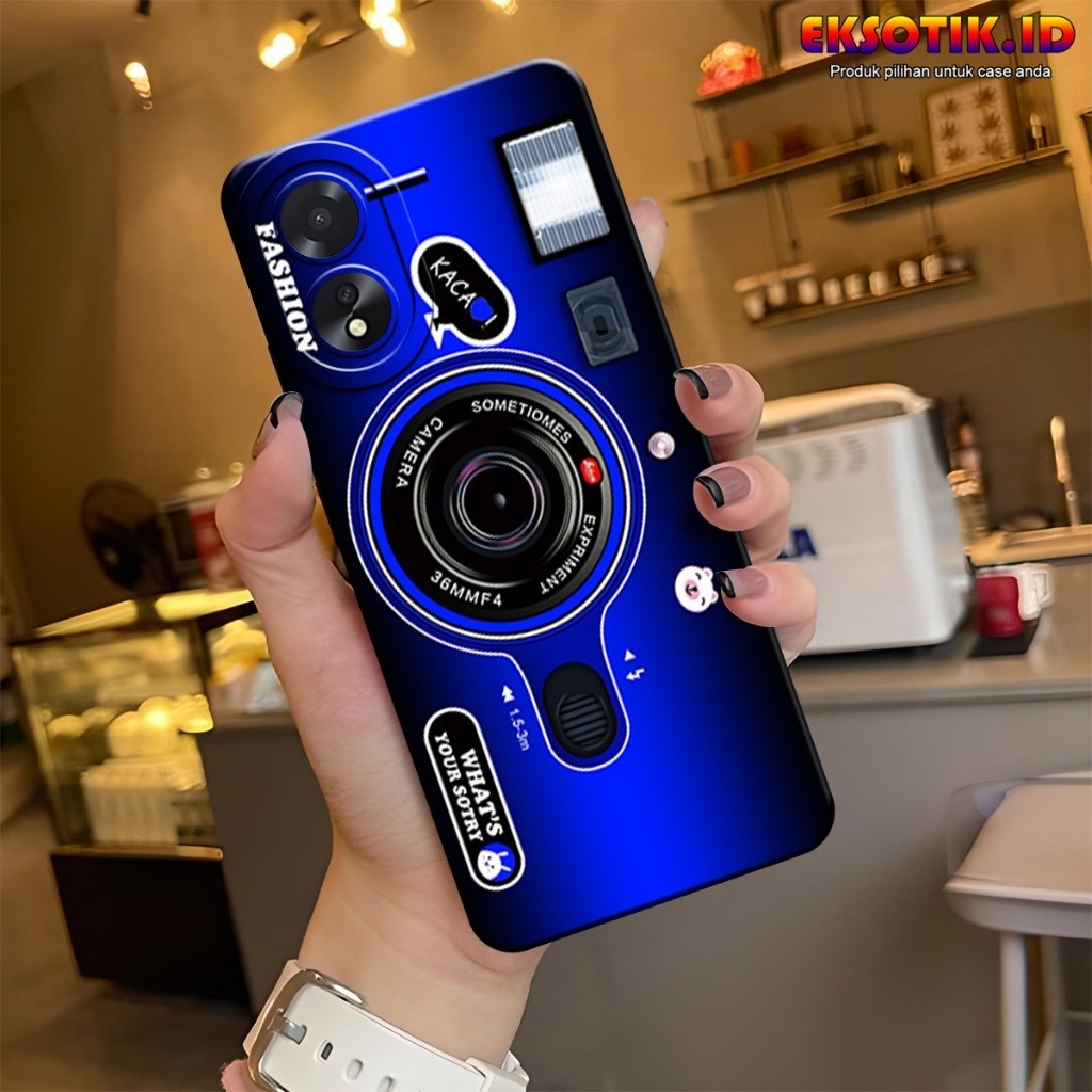 OPPO A18 / OPPO A38 Case Eksotik.id OPPO A18 / OPPO A38 Casing Skin Handphone Silicone OPPO A18 / OP