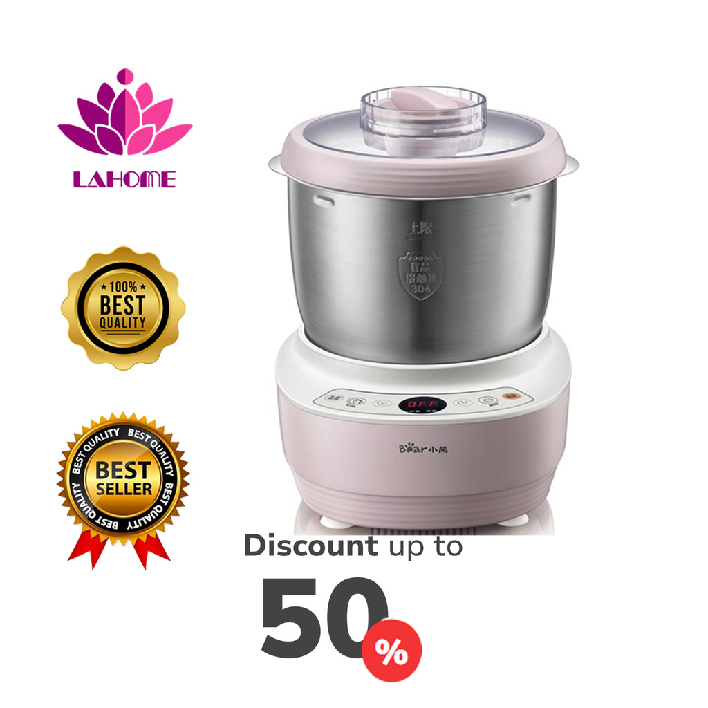 LAHOME Bear HMJ-A35M1 ยืนผสมแป้งกับ 3.5L 304 ชามสแตนเลสเค้กขนมปังเครื่องนวดแป้ง, การหมักที่อุณหภูมิค