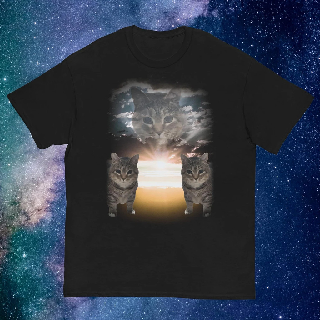 😸เสื้อยืด Oiia Cat T-Shirt เสื้อยืดแฟนแมว Oia ตลก S-5XL