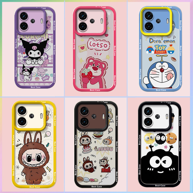 เคส iqoo z9 เคส iqoo z9 turbo เคส iqoo z9 turbo plus เคสใช้งานร่วมกับ Pop Mart เคสโทรศัพท์ Cool การ์