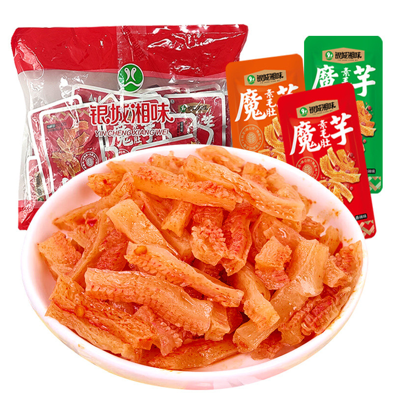 Yincheng Xiangwei Konjac Cool มังสวิรัติขน Belly เนื้อมังสวิรัติ Belly 16g/แพ็คของว่างสบายๆแถบเผ็ดเผ