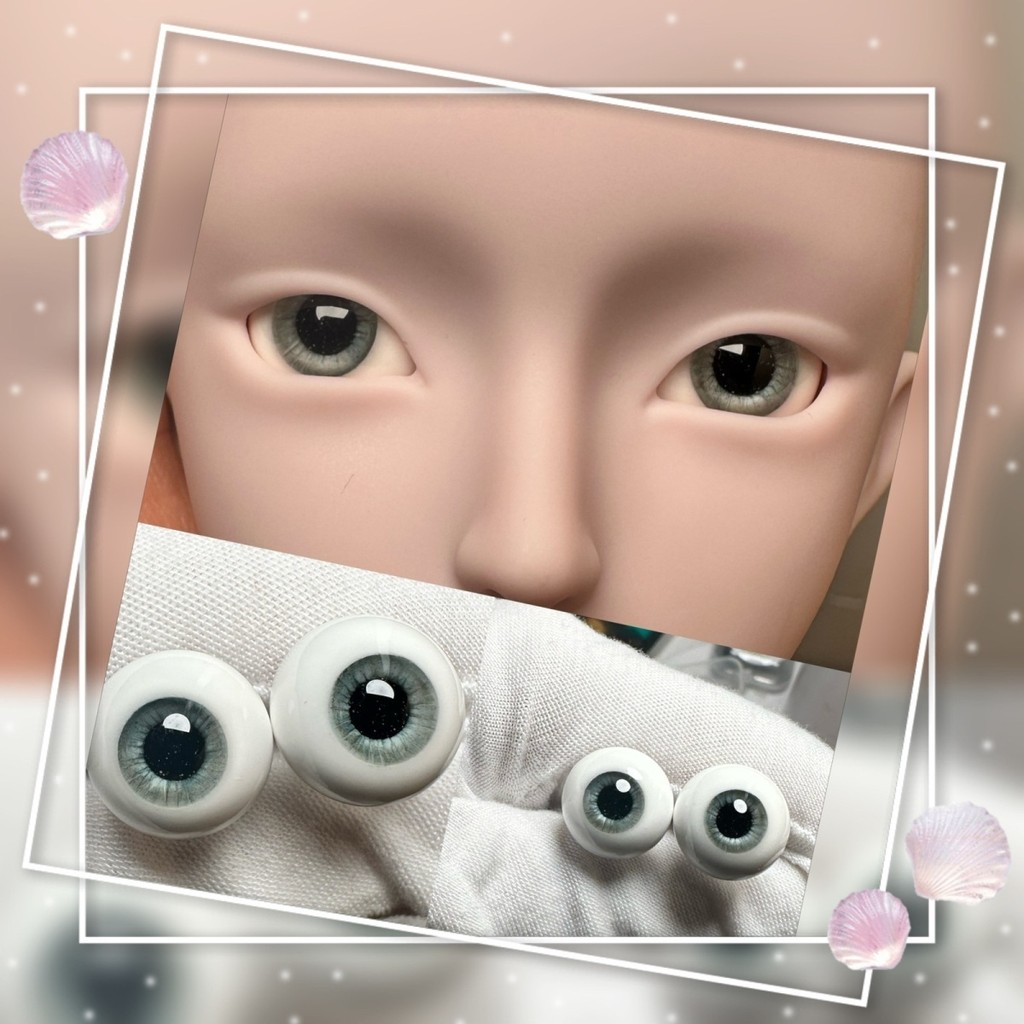 BJD เรซินตาพลาสเตอร์โฮมเมด ob11 1/3 1/4 1/6 BJD ตาตาตารูปแบบตาจำลอง