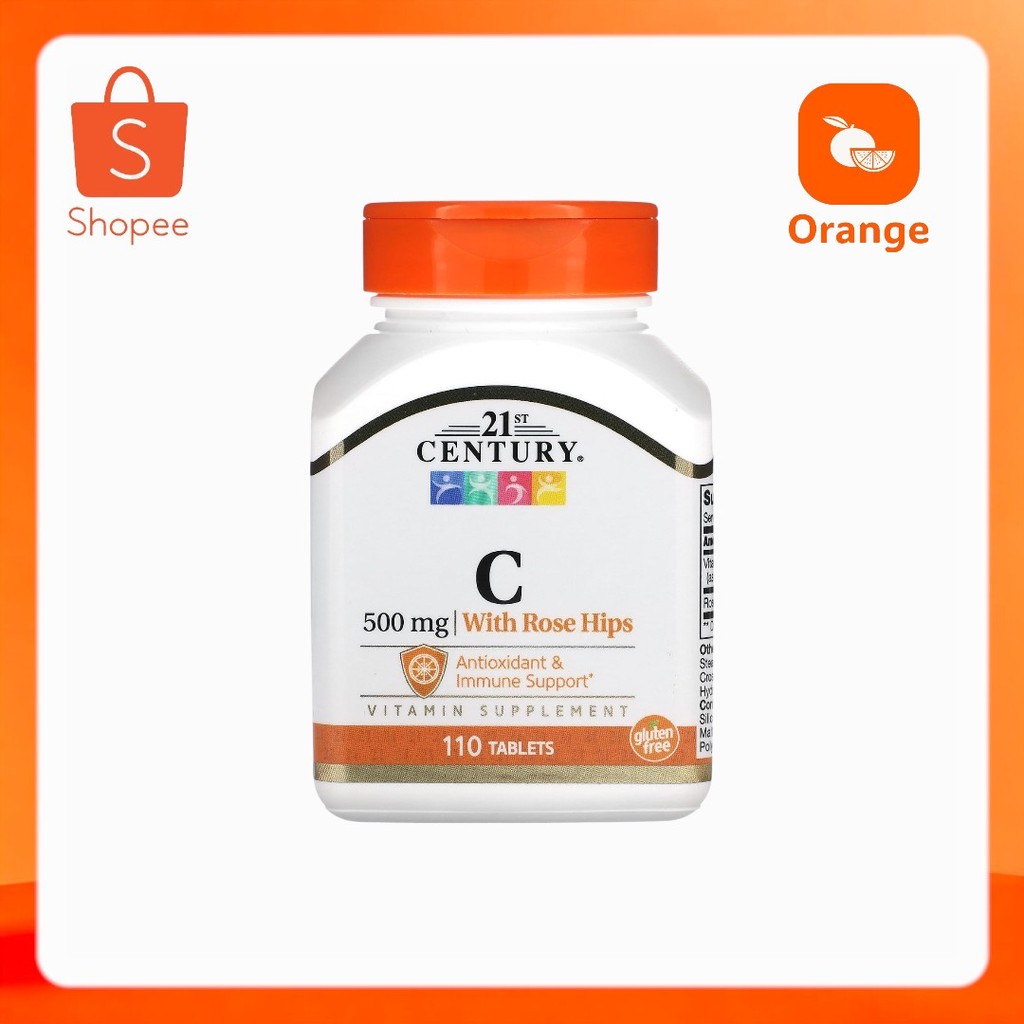 21st Century, Vitamin C with Rose Hips, 500 mg