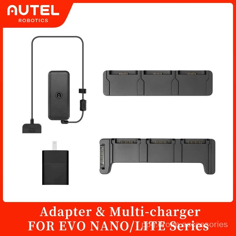 Original EVO NANO Lite Series เครื่องชาร์จแบตเตอรี่อัจฉริยะ chargering HUB สำหรับ autel ROBOTICS