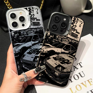 รถสปอร์ตย้อนยุค AE86 เคสไอโฟนหรูหราไฮโซ For iphone 11 12 13 14 15 16 Pro MAX 14P 15P XR XSMAX 7Plus เคสโทรศัพท์กันกระแทก