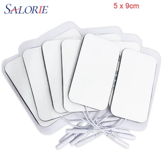 10/20pcs เครื่องกระตุ้นกล้ามเนื้อ Electrode Pads เจลผ้าไม่ทอ Self กาวเปลี่ยนแผ่นสําหรับ Tens Digital Therapy เครื่อง