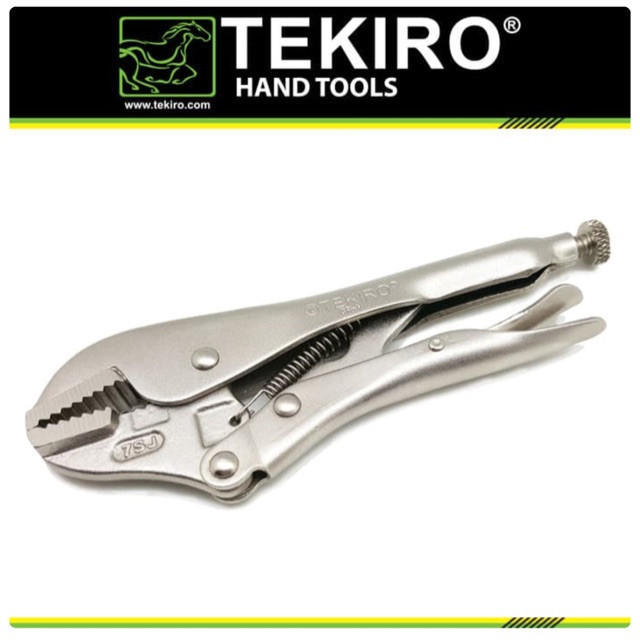 TEKIRO CROCODILE STRAIGHT PLIERS VICE GRIP CLAMP PLIERS