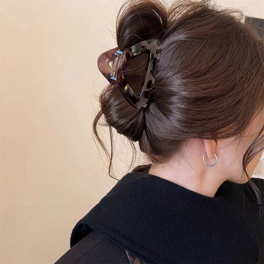 อะคริลิที่เรียบง่ายคว้าคลิปฉลามคลิปกิ๊บผู้หญิงใหม่ระดับไฮเอนด์อุปกรณ์ผม - รูปที่ 3