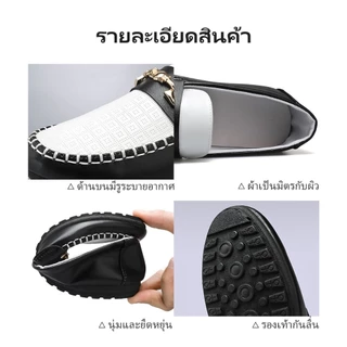 【🚚สินค้าคงคลังเฉพาะจุด】โลฟเฟอร์ รองเท้าสลิปลำลองสำหรับผู้ชาย รองเท้าหนังผู้ชาย Loafers สำหรับผู้ชาย,ขนาดใหญ่ 40-45