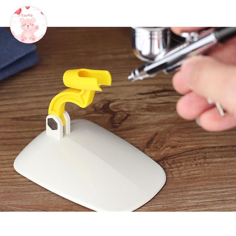 [Whbadguy] เดสก์ท็อป Airbrush Stand Airbrush Storage Rack Stand Air Brush Grip Stand Airbrush Pen Ho
