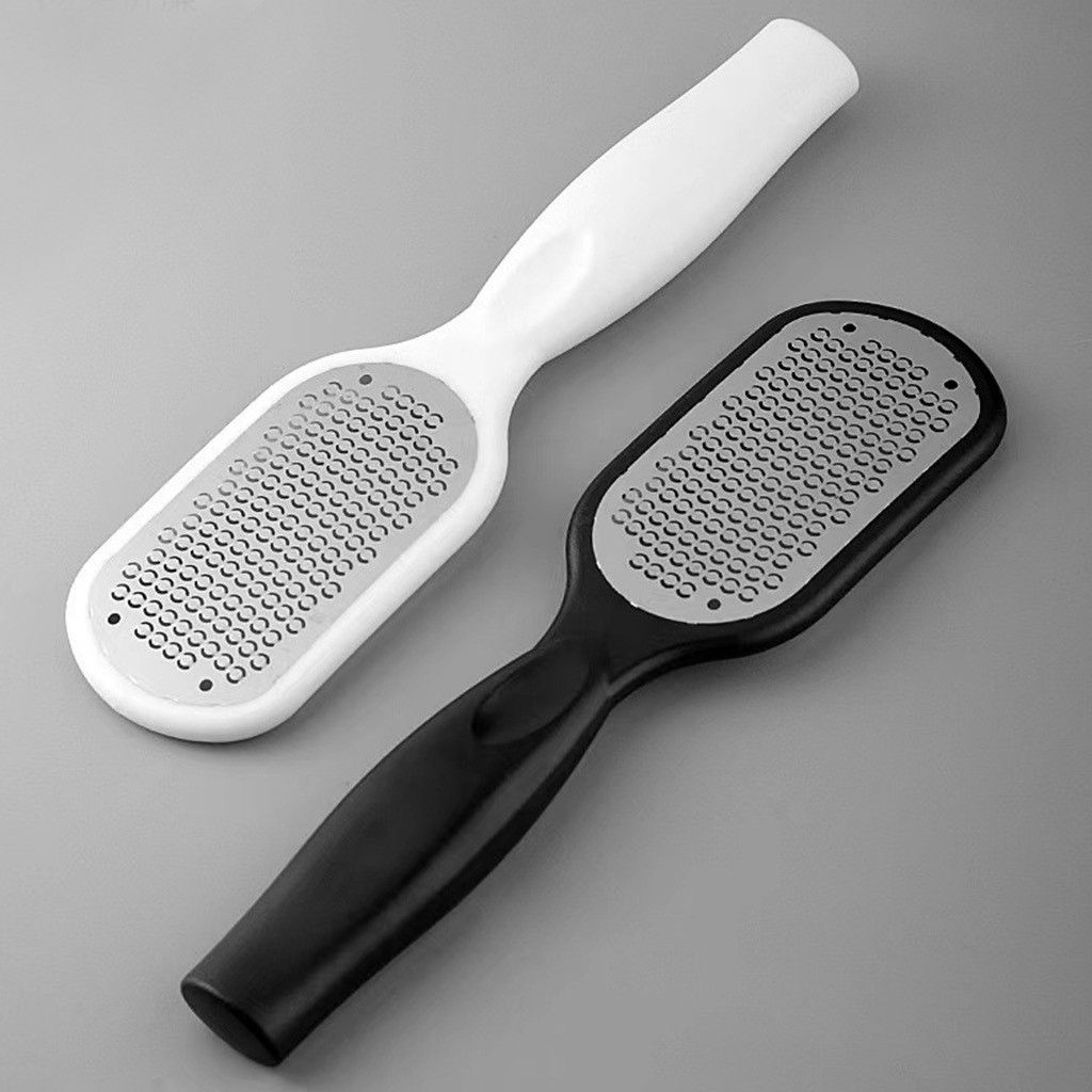 BUJOY แปรงขัดเท้า ตะไบขัดส้นเท้า ขูดเท้า แบบสเตนเลส อเนกประสงค์ สำหรับดูแลเท้า