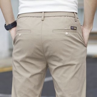 Eershenshhi กางเกงผู้ชายกางเกงลําลองฤดูร้อนบางหลวมตรงแนวโน้ม…