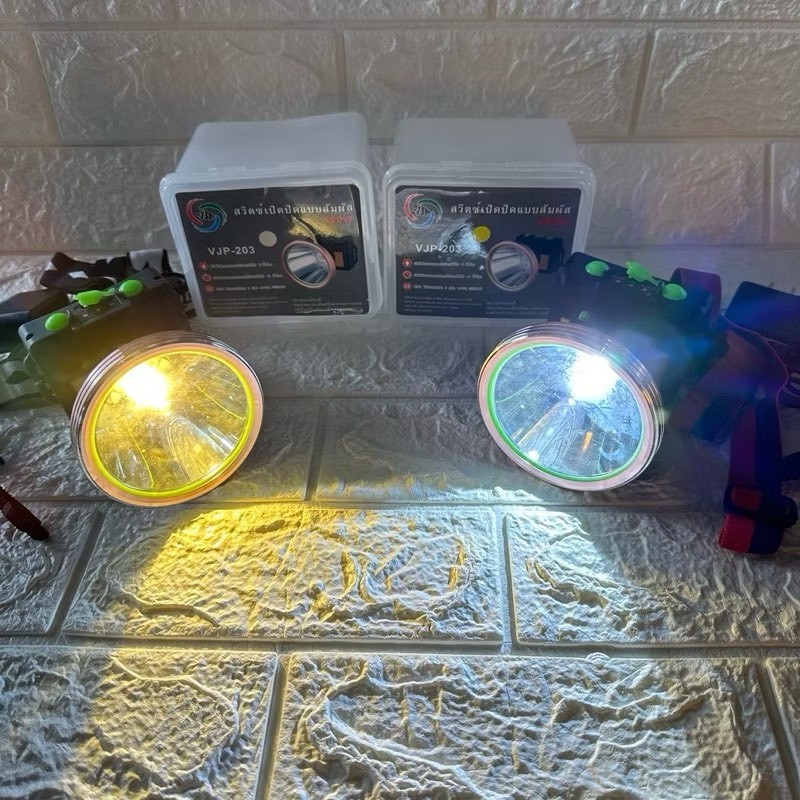 VJP-203 ไฟฉายคาดหัว ความสว่างสูง 400W  ใช้งานได้ยาวนาน