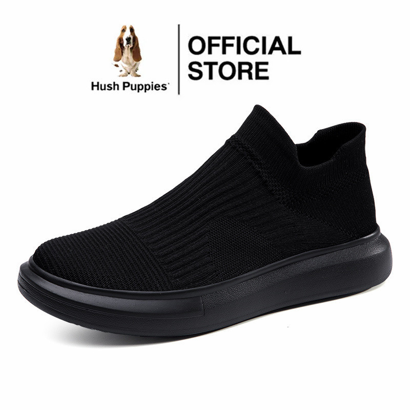 Hush Puppies รองเท้าผ้าใบลําลอง ส้นแบน ขนาดใหญ่ สไตล์เกาหลี สําหรับผู้ชาย เหมาะกับการเล่นกีฬา ไซซ์ 45 46