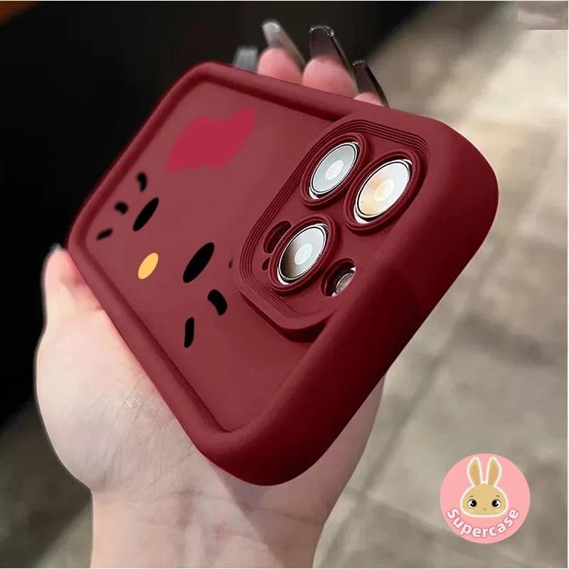 SAMSUNG Ins Hello Kittyเคสโทรศัพท์สําหรับSamsung Galaxy S25 Ultra S25 + A06 A16 M02 S24 FE A72 A56 5