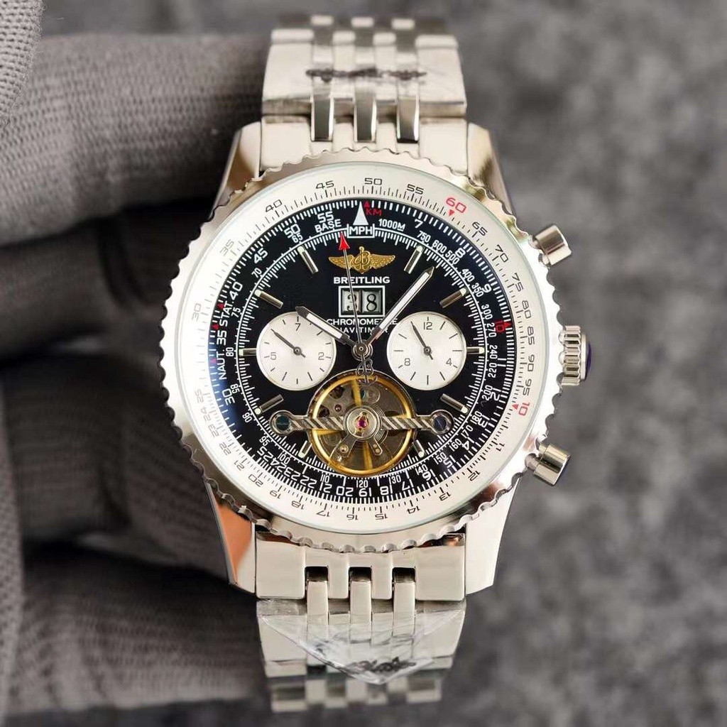 Breitling นาฬิกาข้อมืออัตโนมัติ 43 มม. สําหรับผู้ชาย