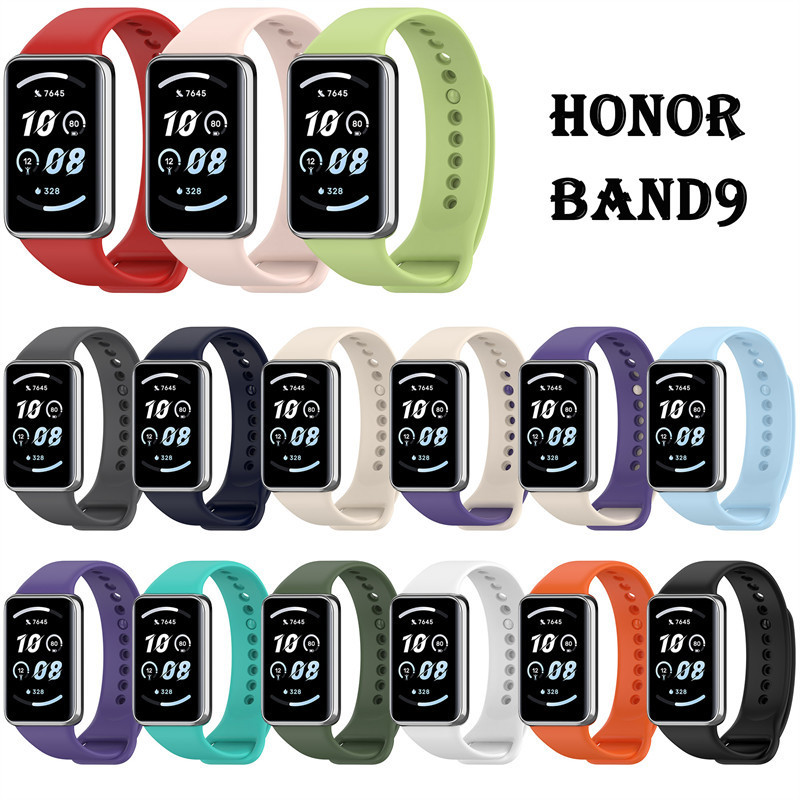 Honor band 9 10 สาย สายซิลิโคนสีสันสดใสสําหรับ Honor band9 band10